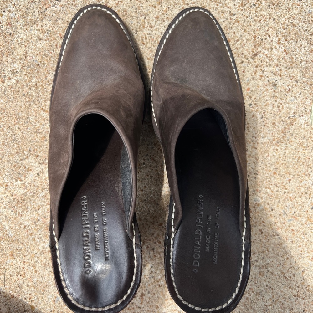 Brown Women’s Italian Leather Mules
